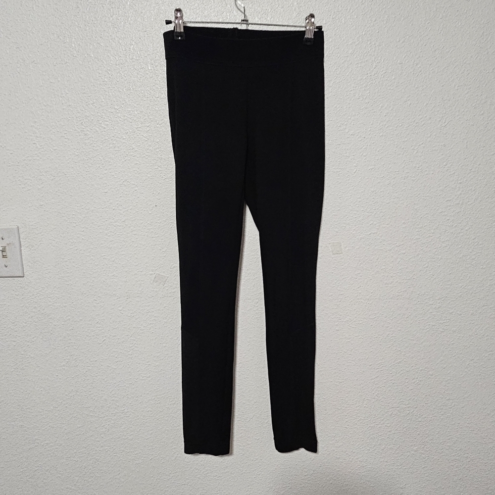 Cache high rise with sheer panels on bottoms size xs